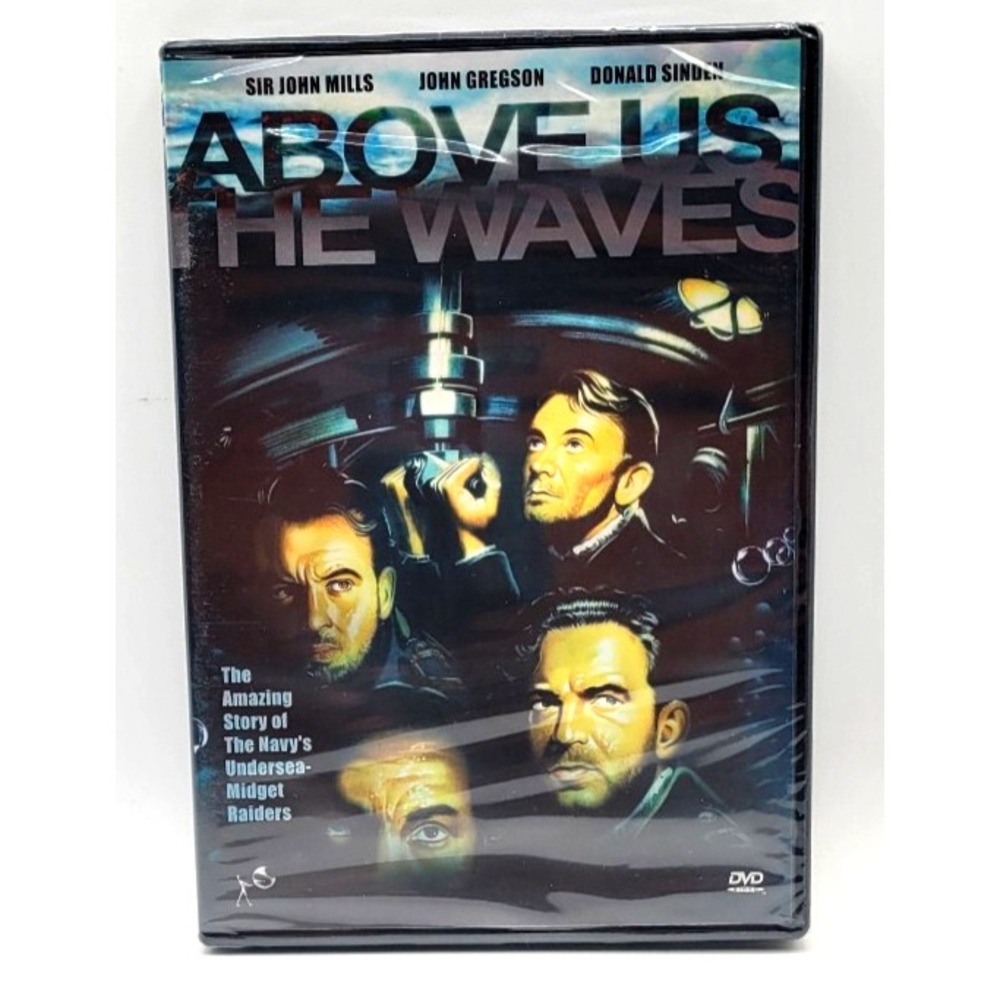 Above Us the Waves (DVD, 1955) FACTORY SEALED NEW SIR JOHN MILLS JOHN GREGSON